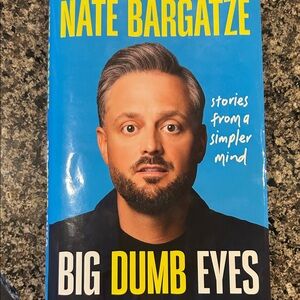 Nate Bargatze Book with Yellow and Blue Cover
